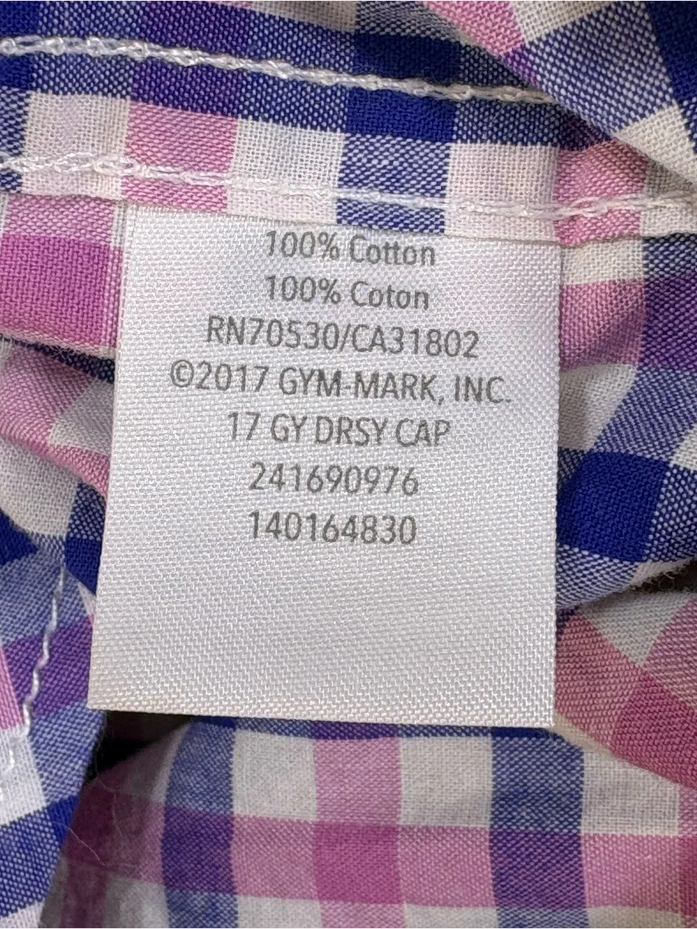 Dressed Up By Gymboree Pink & Blue Check Button-Down Shirt